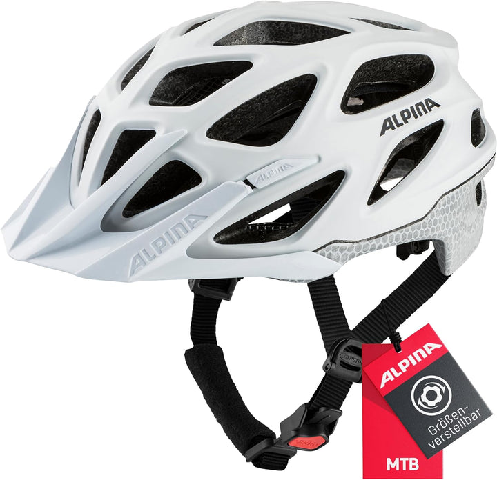 ALPINA Mythos Reflective Fahrradhelm Mountainbike-Helm white reflective 52-57 cm, white reflective 5