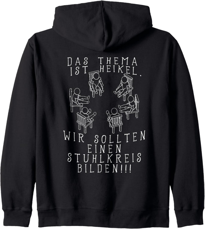 Das Thema ist heikel - Erzieher Pädagogen Sozialarbeiter Kapuzenjacke