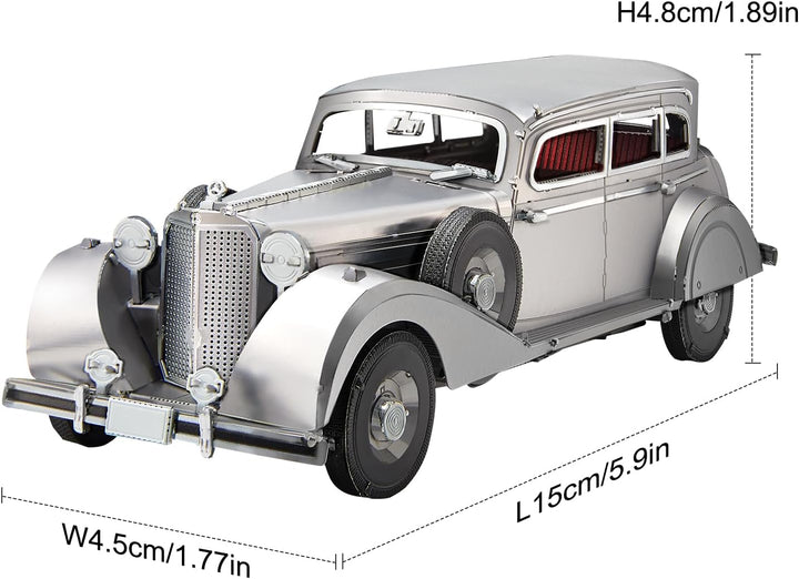 Piececool 3D Puzzle Metall Luxus kugelsichere Limousine, 3D Metall Puzzle Fahrzeug 770K, Modell Auto