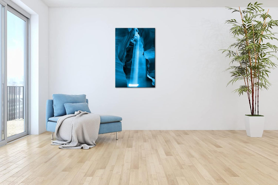 deyoli Höllen im Canyon von Arizona Format: 80x60 Effekt: Monocrome Blau als Leinwand, Motiv fertig