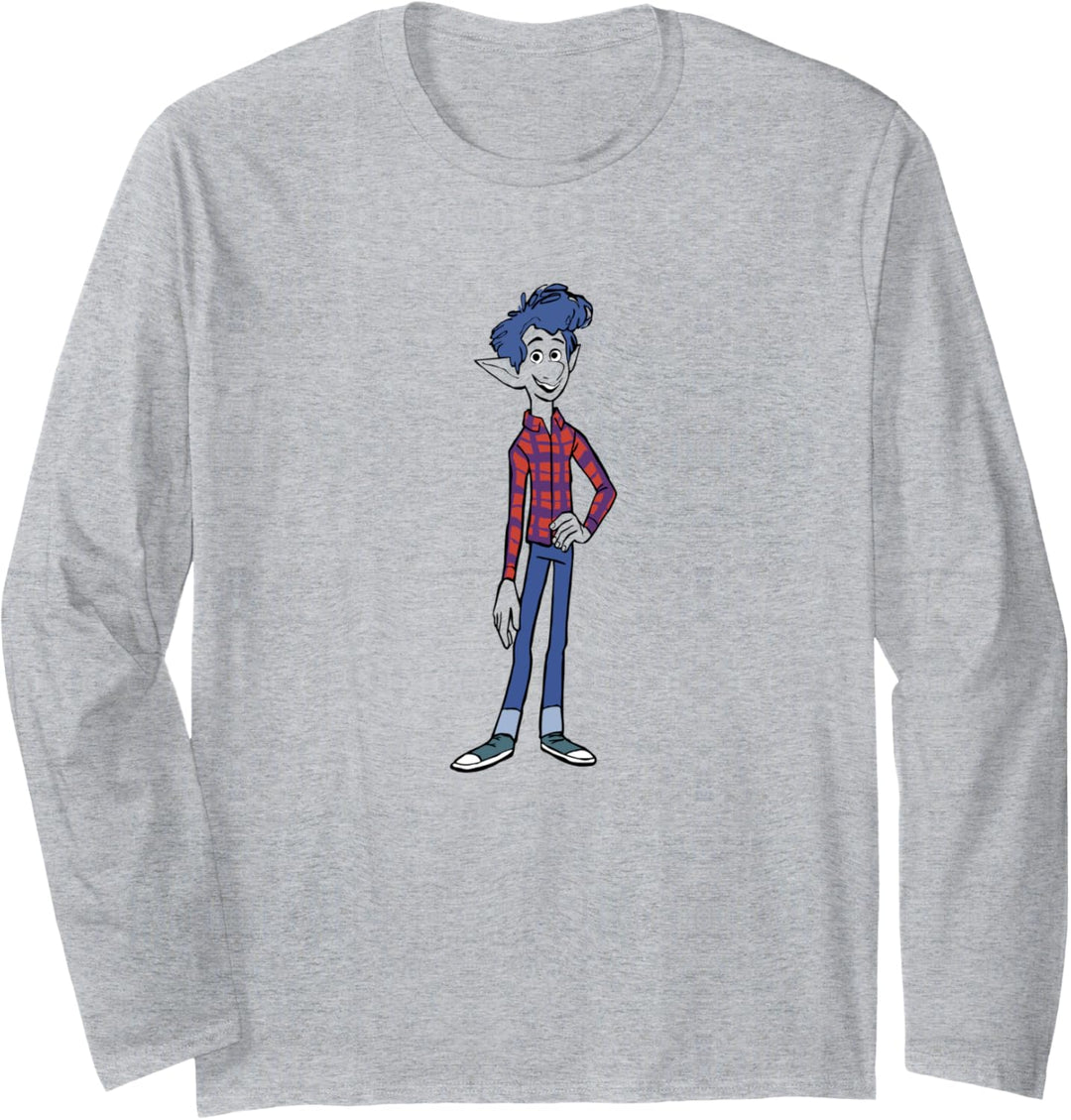 Disney Pixar Onward Ian Lightfoot Portrait Langarmshirt
