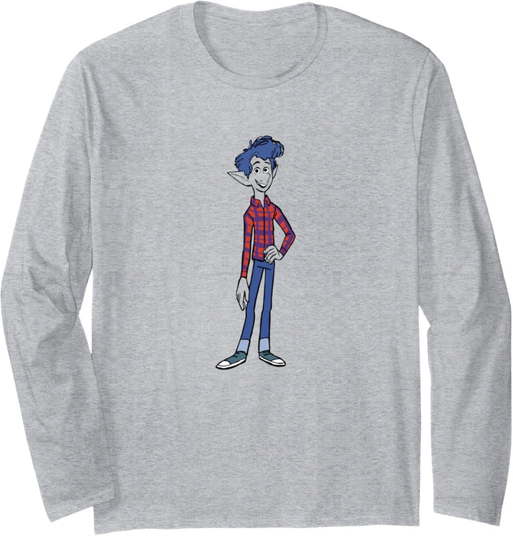 Disney Pixar Onward Ian Lightfoot Portrait Langarmshirt