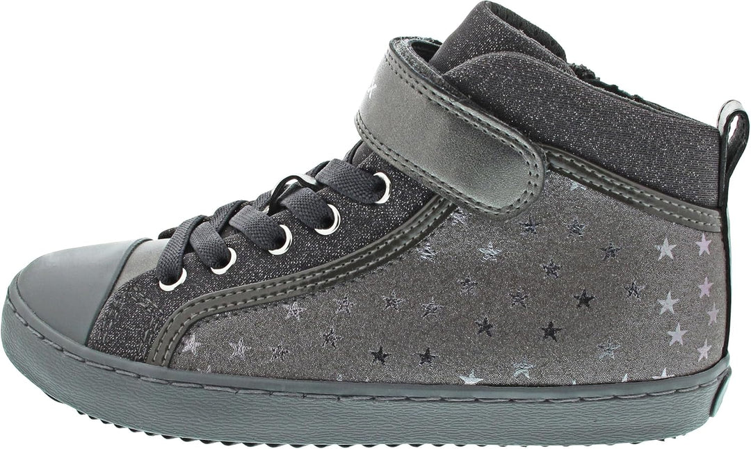 Geox Mädchen J Kalispera Girl I Sneakers 33 EU Grau, 33 EU Grau