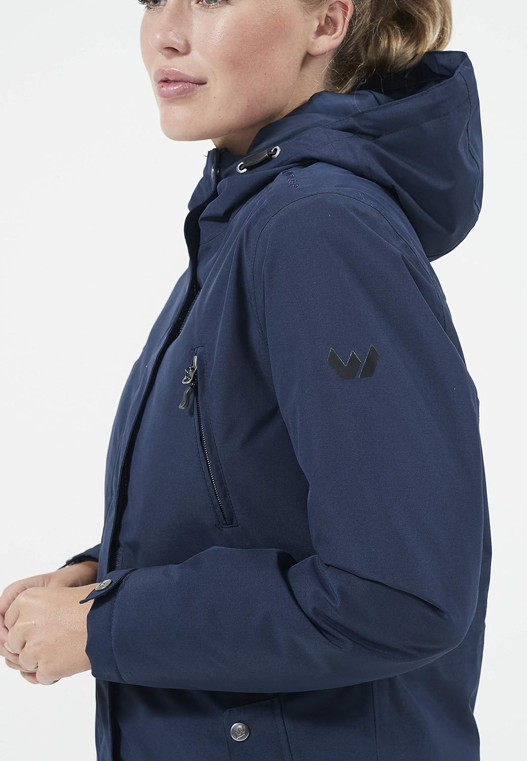 WHISTLER Damen Parka Basta W Long W-PRO 10000 40 2048 Navy Blazer, 40 2048 Navy Blazer