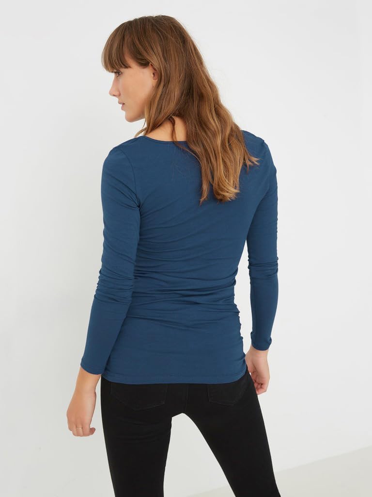 VERO MODA Female Top VMMAXI 2-Pack T-Shirt S Blau/Weiss (1x Insignia Blue/1x Bright White), S Blau/W