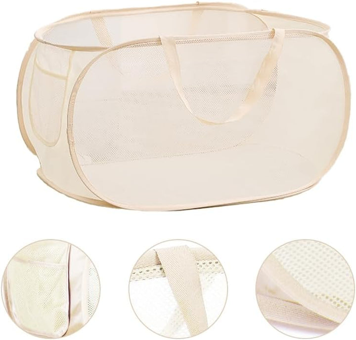 Pop Up Wäschekorb Faltbarer Wäschekorb 2 Stk(36 * 36 * 58 Cm) Wäschetonne Wäschekorb klappbar mit Gr