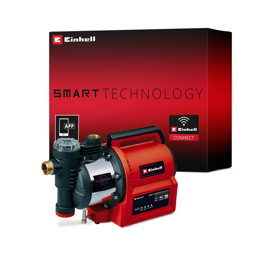 Einhell Automatische Gartenpumpe GE-AW 1144 SMART (Smart Garden, App, Bewässerung per Zeitplan / sma