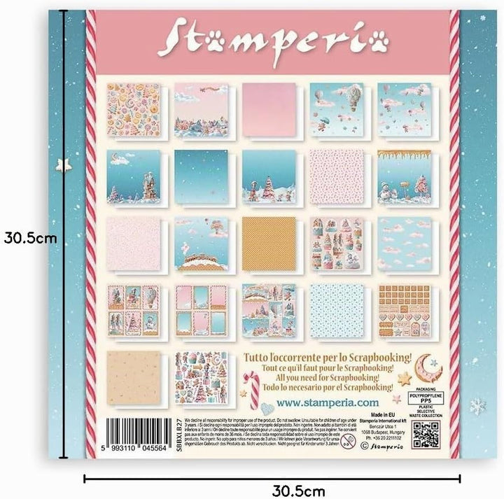 Stamperia - Scrapbook Paper Pad for Scrapbooking, Albums, Card Making, Bullet Journalling and More,