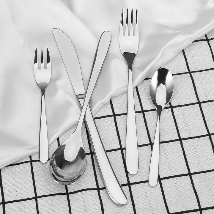 Besteck Set, Bettlife 30-teilig Besteckset für 6 Personen mit Messer/Gabel/Löffel, Edelstahl Essbest