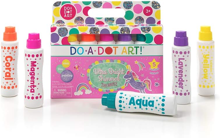 Do-A-Dot Art Schwammspitzen-Applikator-Set, Mehrfarbig, 3,68 x 21,59 x 18,41 cm