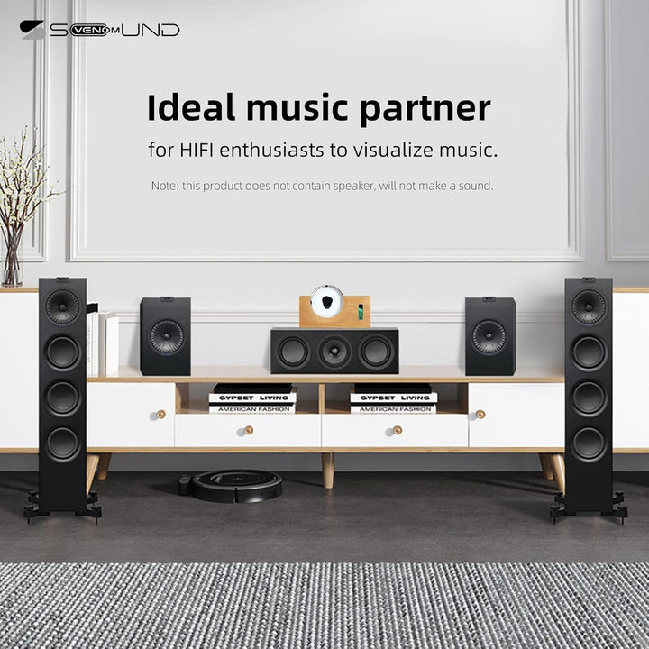 Sovenomund Dancing Ferrofluid with Music Rhythm, Ferrofluid Speaker Music Mate/Sound Partner, Ferrof