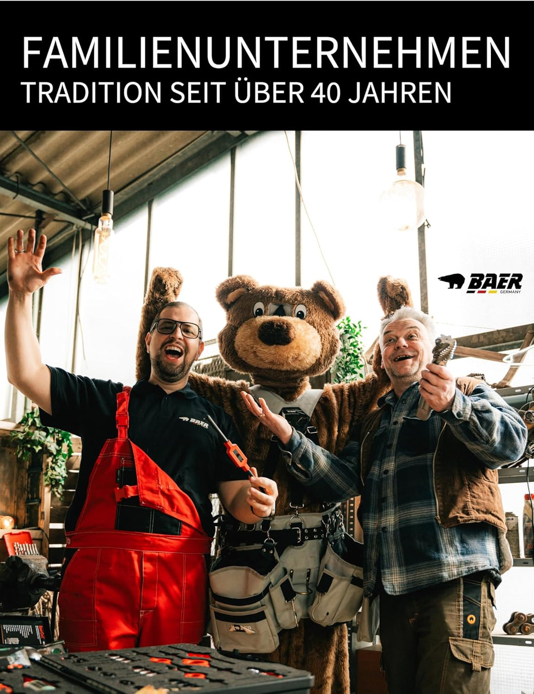 BAER Verlängerung für Vierkant 9,0mm | M 14-16 - Vierkantverlängerung - für Vierkantwerkzeuge nach D
