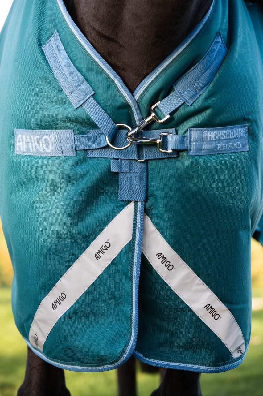 Horseware Amigo Bravo Turnout 12 Wug lite Storm Green Grösse wählbar 130, 130
