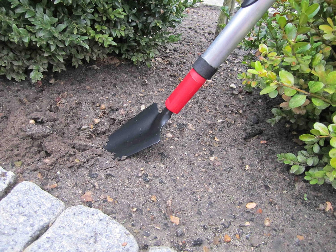 MK Handel - Gartengeräte-Set - 4-tlg. Gartenset bestehend aus Grubbler, Schaufel, Rechen und praktis