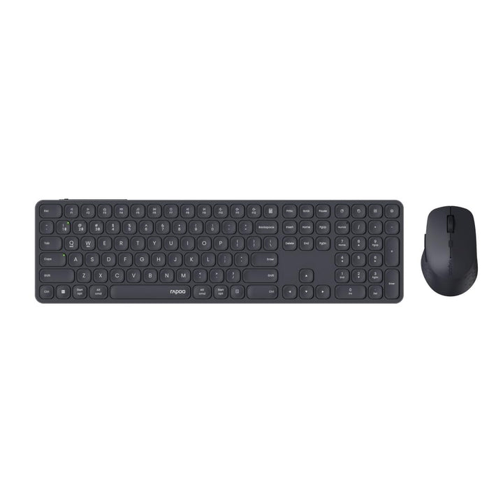 Rapoo 9810M Tastatur Maus Set Kabellos - Bluetooth & 2.4G USB Wireless, Multi Device bis 4 Geräte, A