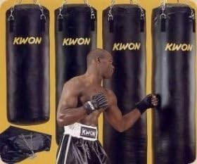 Kwon® Sandsack 180 cm mit Stahlkette 4080336 Boxsack schwarz