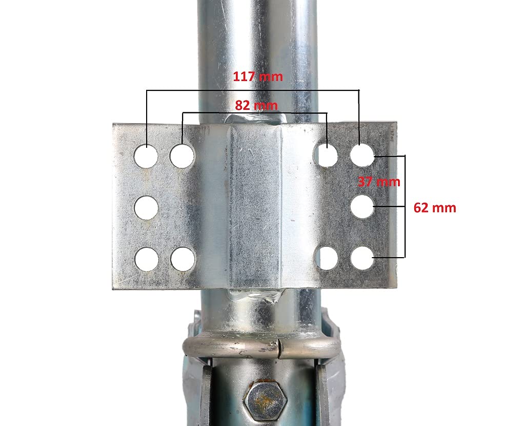 SCHEPERS® Anhänger Automatik Stützrad stabiles Bugrad 400kg Traglast