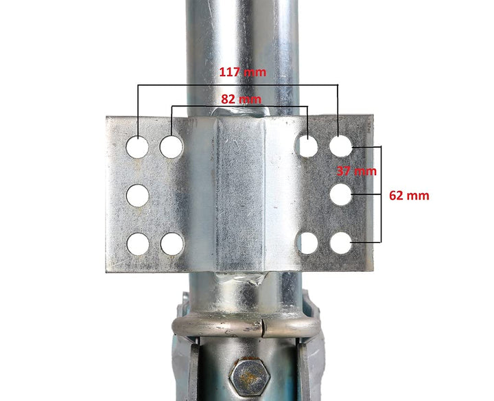 SCHEPERS® Anhänger Automatik Stützrad stabiles Bugrad 400kg Traglast