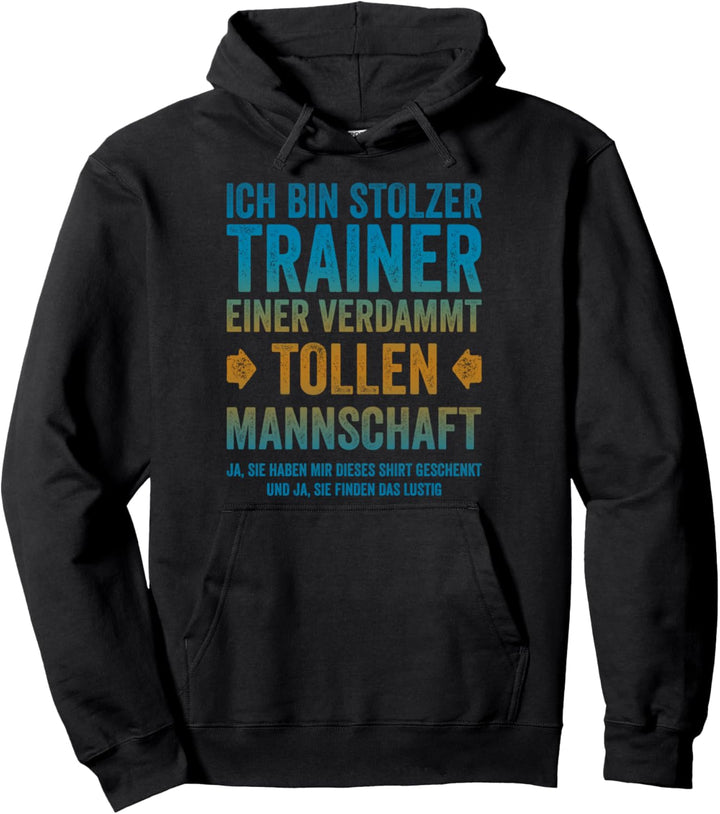 Lustiges Volleyball Coach Fussball Bester Trainer Geschenk Pullover Hoodie