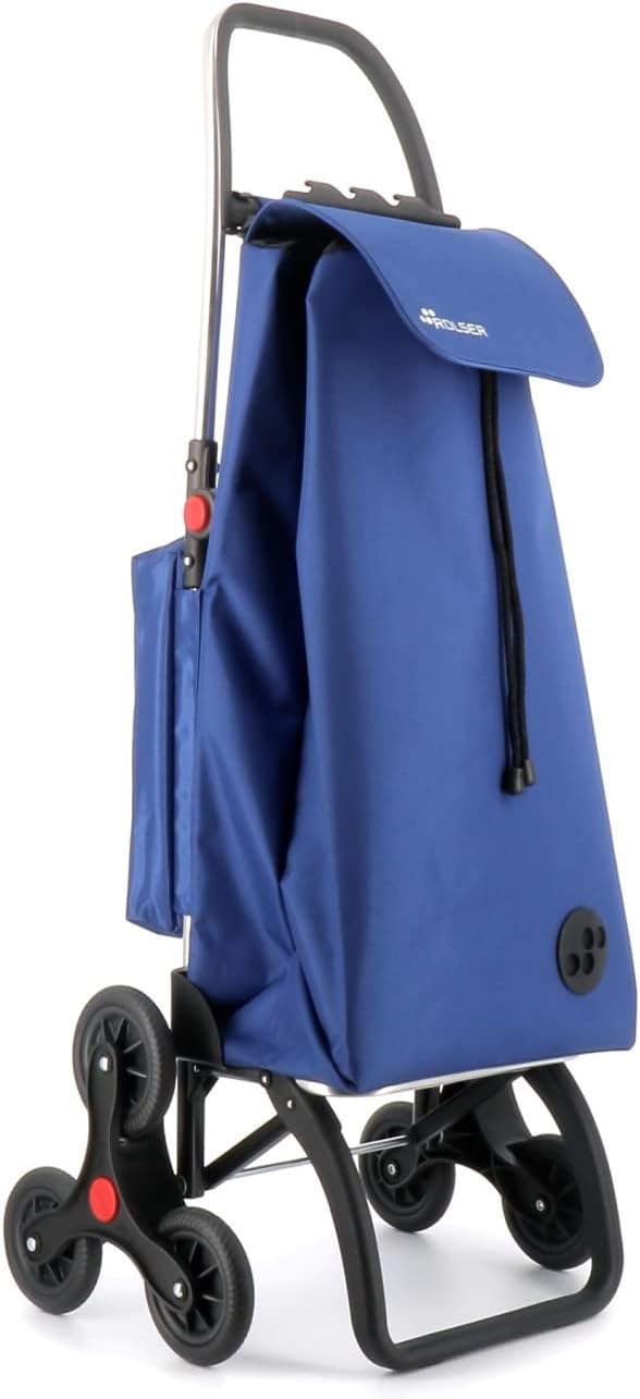 Klappbarer Einkaufstrolley Rolser I-Max Thermo Zen 6 Räder Treppensteiger - Blau, Blau