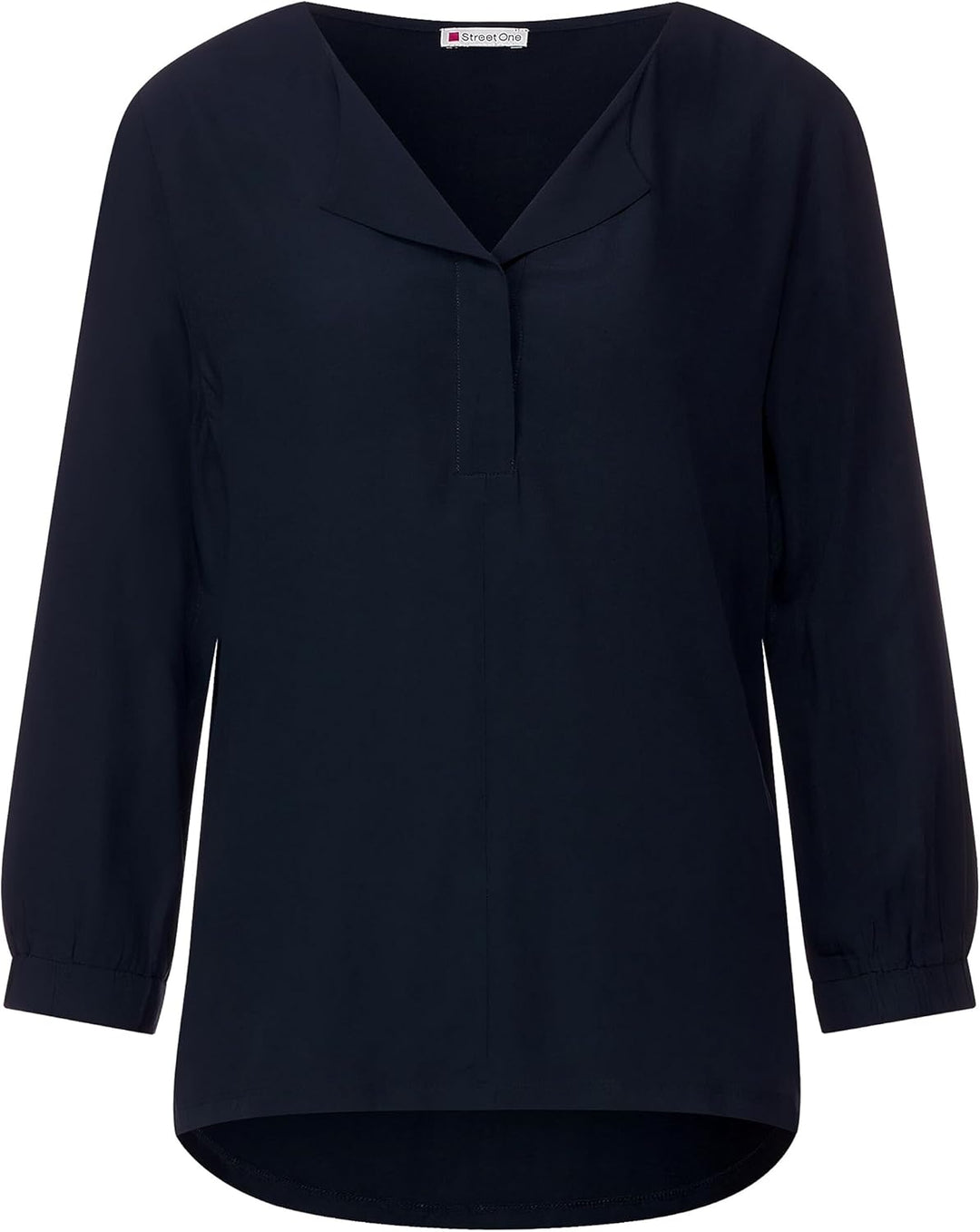 Street One Damen T-Shirt 3/4 Arm 38 Deep Blue, 38 Deep Blue