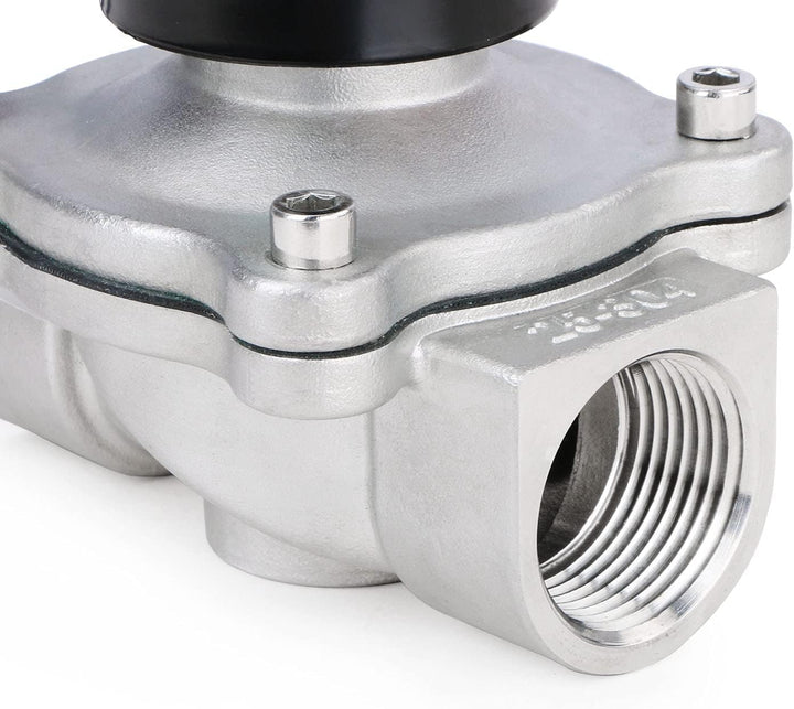 U.S. Solid 1" G 12 V DC Edelstahl Magnetventil Direktgesteuert für Wasser Luft Gas Öl NC Stainless S