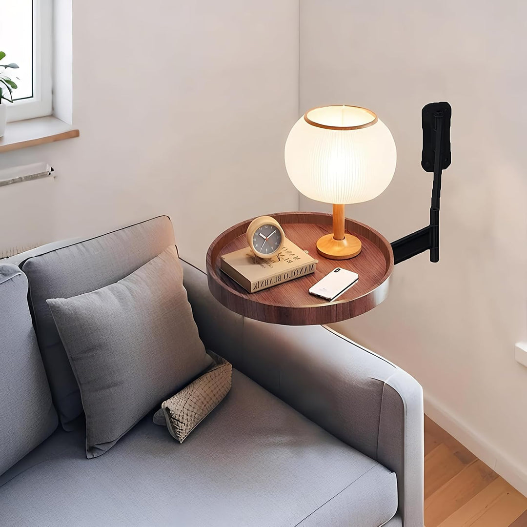 Rund Klapptisch Wand Kleine Wandtisch 11.8 in Runder Tisch zur Wandmontage Ausziehbar Klapptisch Pla