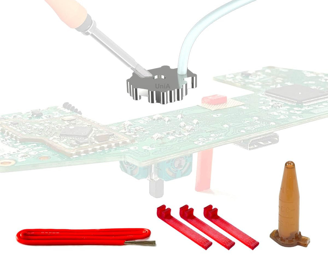 ElecGear Entlötheizplatte für Joystick, Entlöten des Steuersticks von der Controller-Platine mit Löt