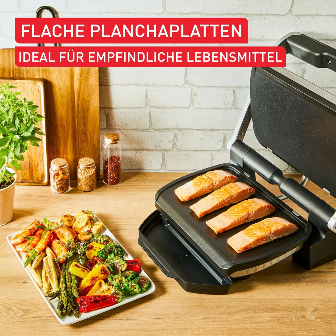 Tefal Plancha-Platten, kompatibel mit OptiGrill, OptiGrill +, OptiGrill Elite, für empfindliche Zuta