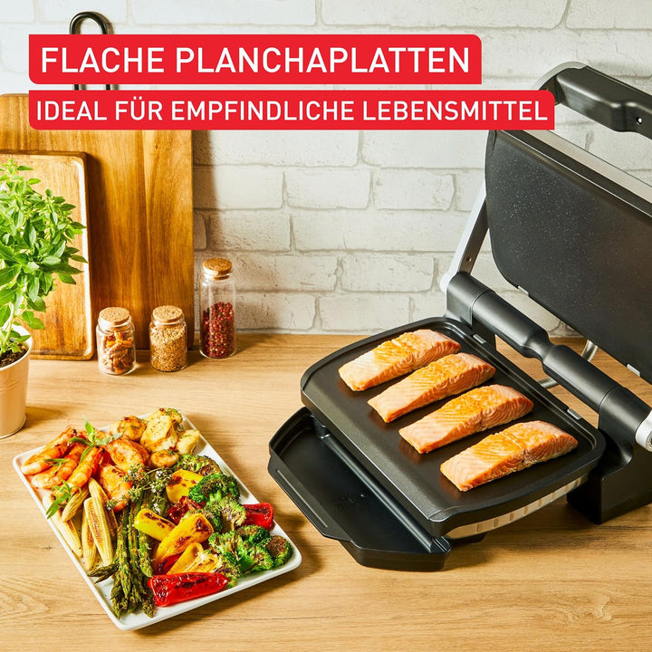 Tefal Plancha-Platten, kompatibel mit OptiGrill, OptiGrill +, OptiGrill Elite, für empfindliche Zuta