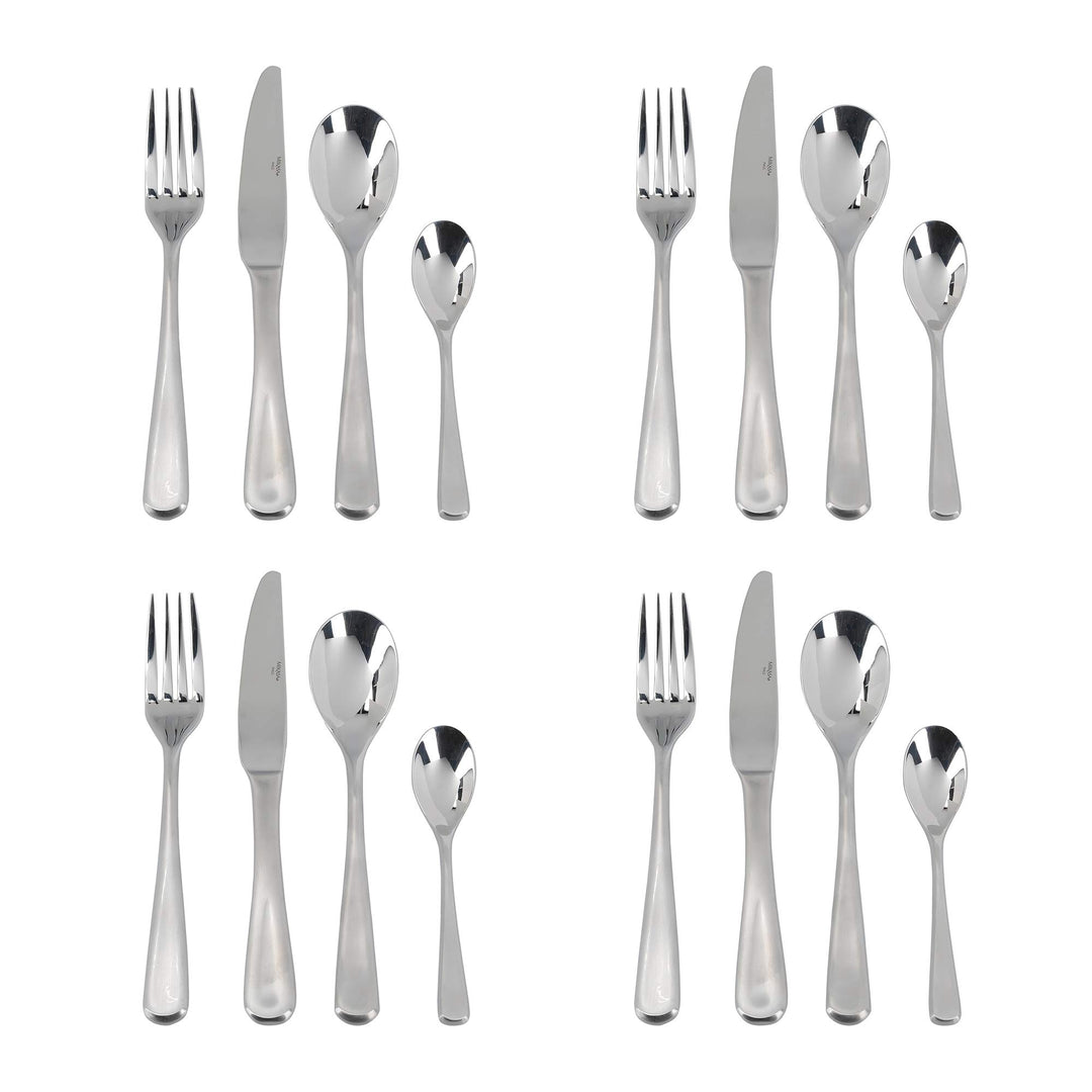 Mikasa C000371 Besteckset, Edelstahl, 16-teilig