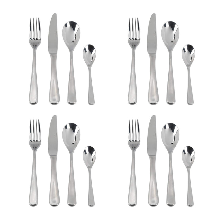 Mikasa C000371 Besteckset, Edelstahl, 16-teilig