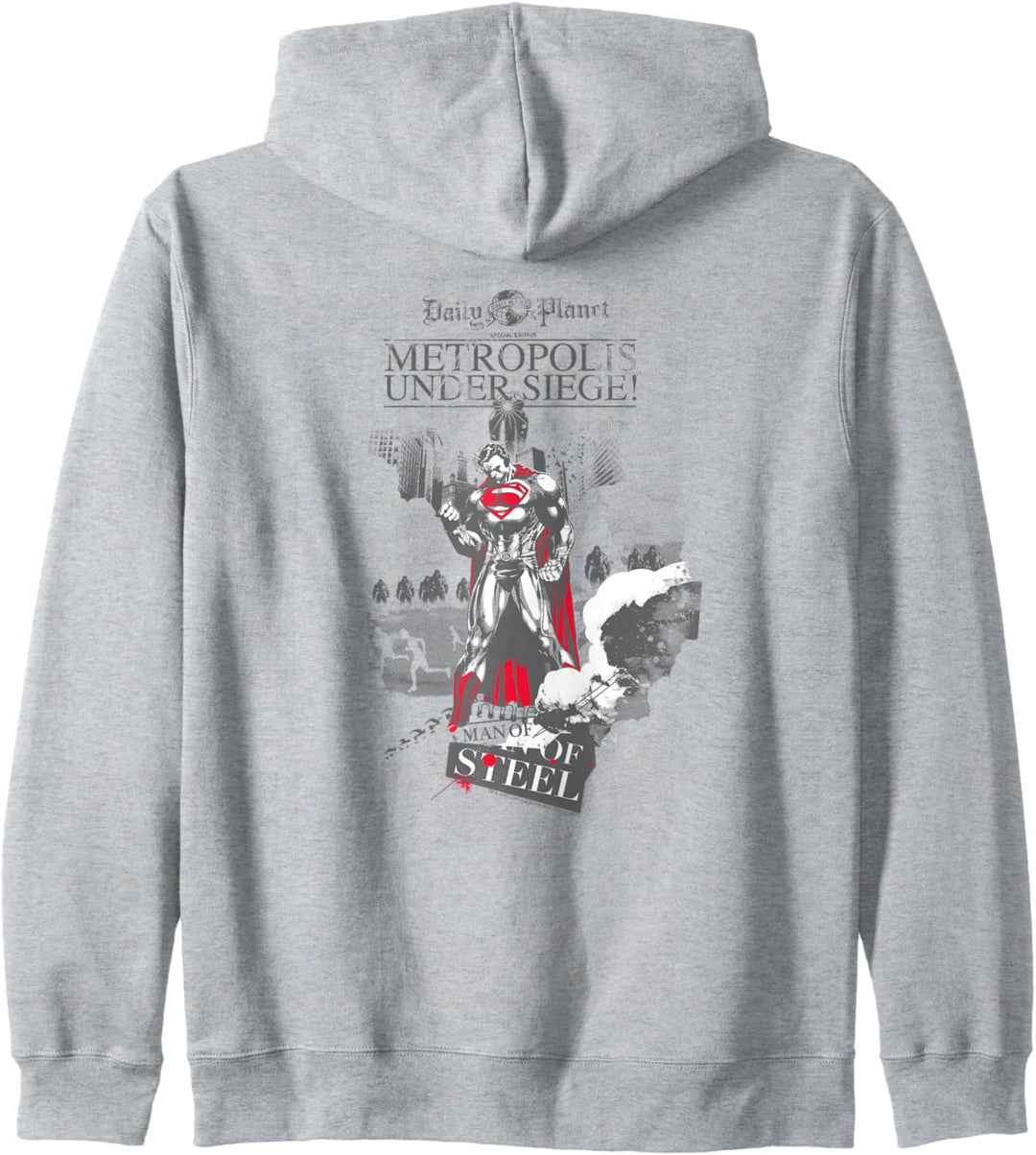 Superman Man of Steel Under Siege Kapuzenjacke