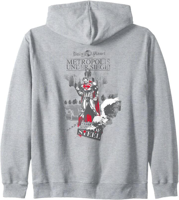 Superman Man of Steel Under Siege Kapuzenjacke