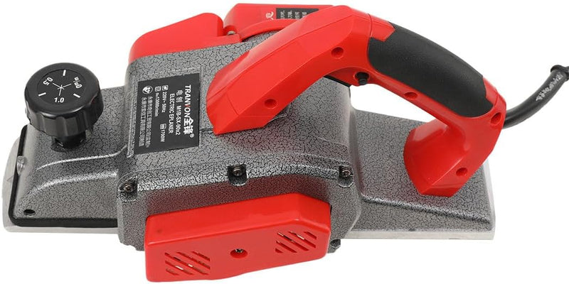 YILIKISS 90mm Hobelbreite Elektrischer Holzhobel, 1300W 13000 U/min Elektrisch Hobelmaschine Handhel