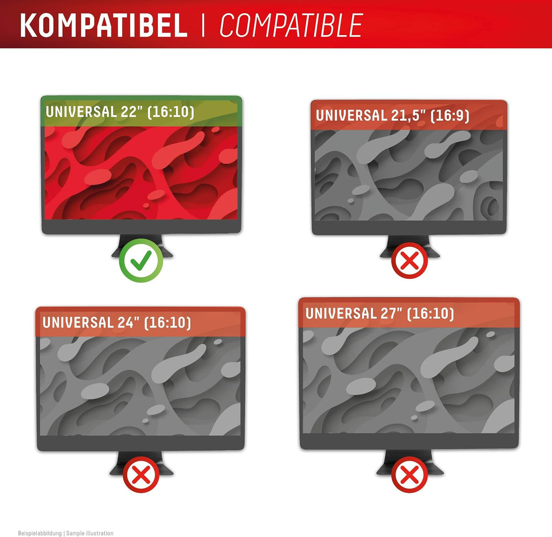 Displex PRIVACY SAFE Magnetischer 2-Wege Blickschutzfilter, magnetische Befestigung, abnehmbar, Anti