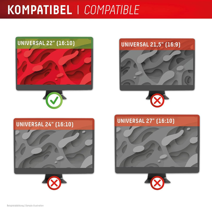 Displex PRIVACY SAFE Magnetischer 2-Wege Blickschutzfilter, magnetische Befestigung, abnehmbar, Anti