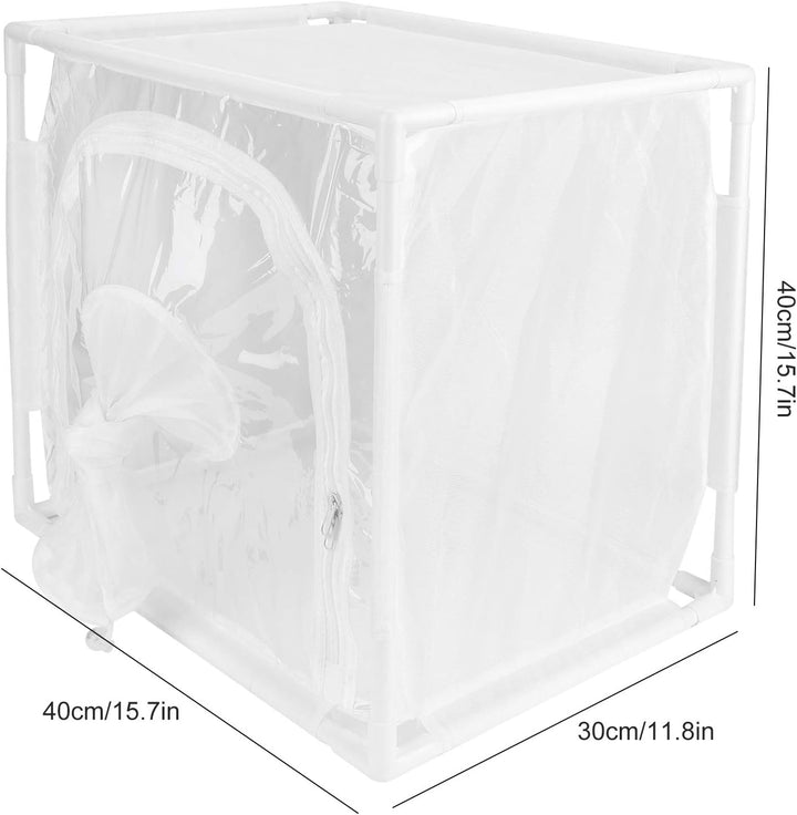 Insekten-Netzkäfig Gewächshaus Wiederverwendbare zusammenklappbare Mini-Pflanzenschmetterlinge Brutk
