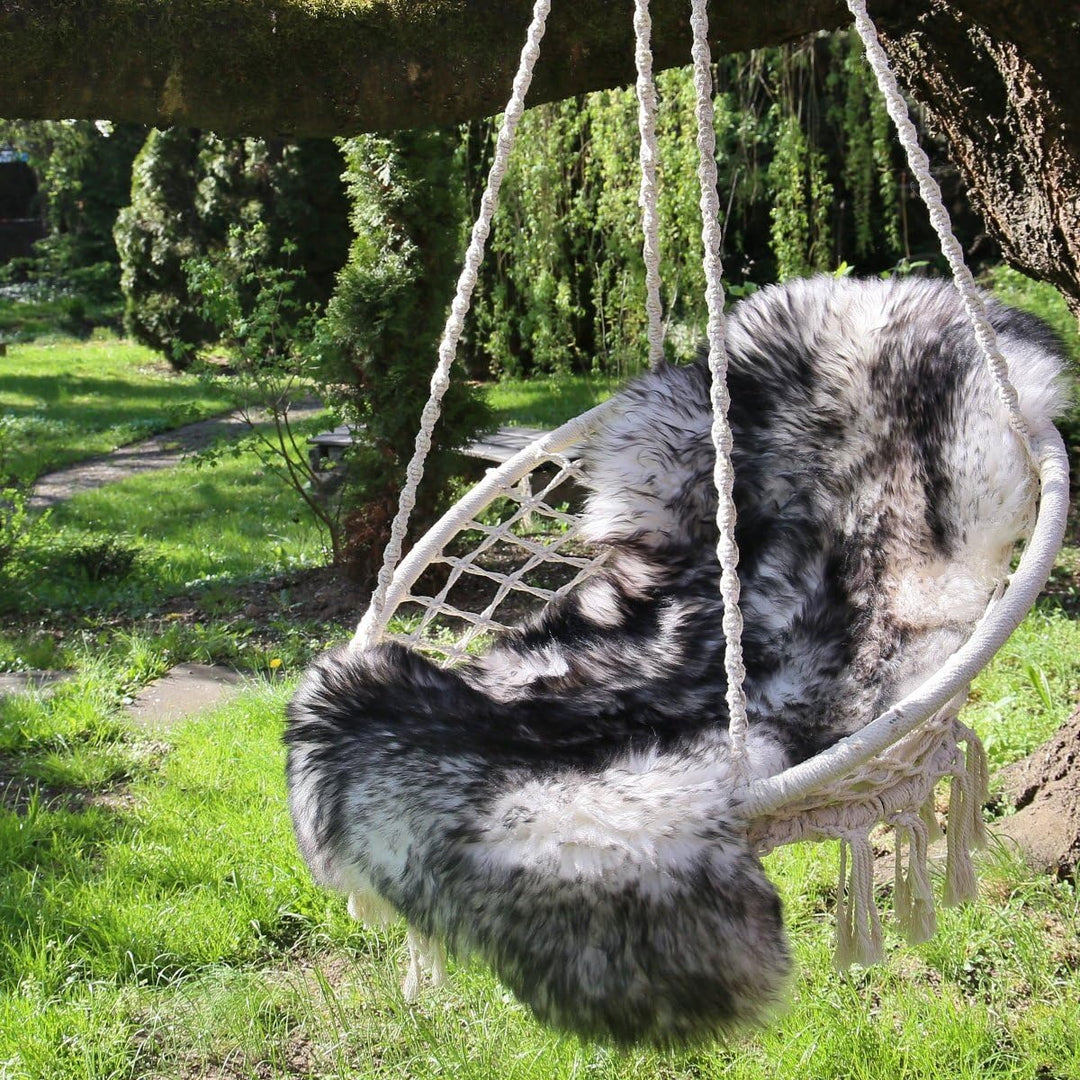 Hollert German Leather Fashion Lammfell Schwarzwald Merino Schaffell Echtfell Kuschelfell Läufer Dek