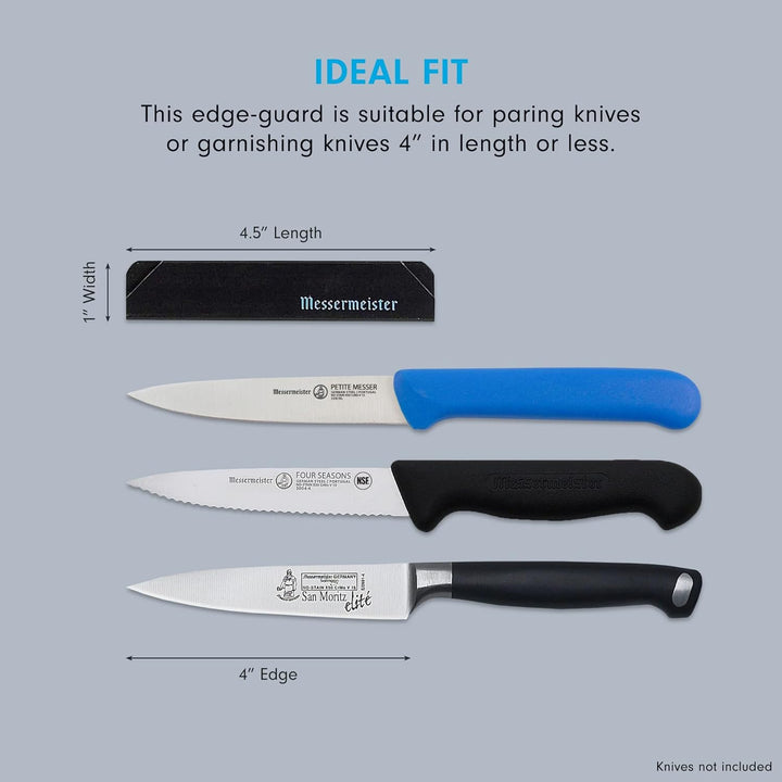 Messermeister-Chef 's Edge-Guard, 20,3 cm, schwarz, 4-Inch, Schwarz