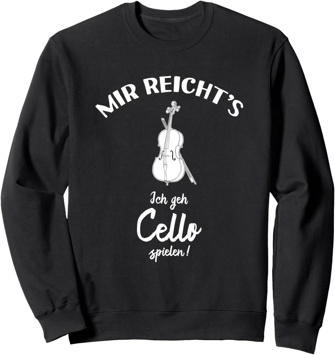 Ich geh Cello spielen - Noten Ständer Saiten Cello Sweatshirt