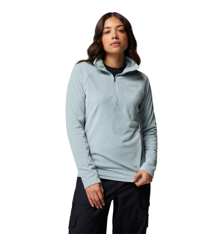 Columbia Fleecejacke mit halbem Reissverschluss für Damen, GLACIAL IV PRINT, AK1130 S Crushed Blue,