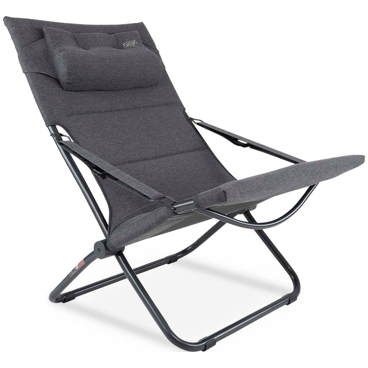 Crespo Campingstuhl AP263 Tex Supreme Garten Liege Stuhl Lounger Klappstuhl Alu Multi, Multi