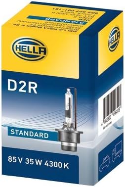HELLA - Glühlampe - D2R - Xenon up to 4300 Kelvin - 85V - 35W - Sockelausführung: P32d-3 - Schachtel