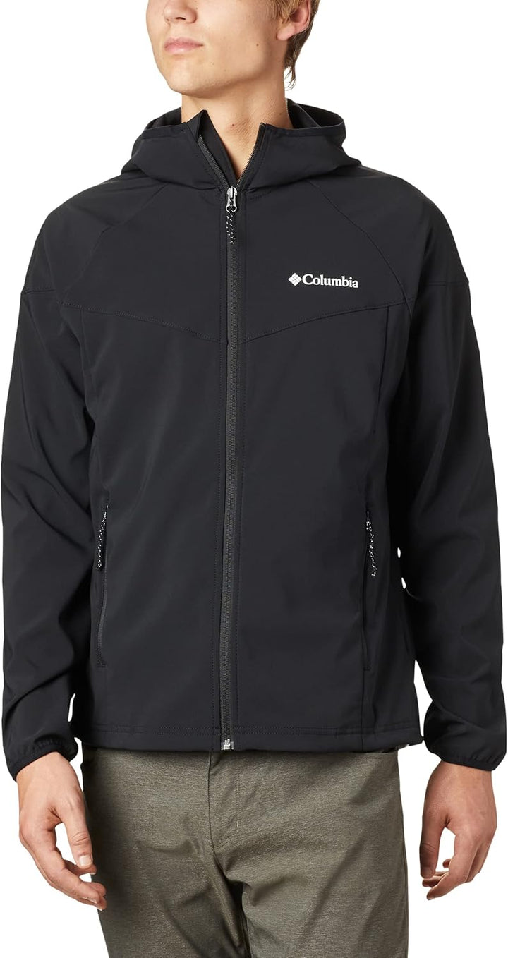 Columbia Herren Heather Canyon Softshell Kapuzenjacke XL Black 010, XL Black 010