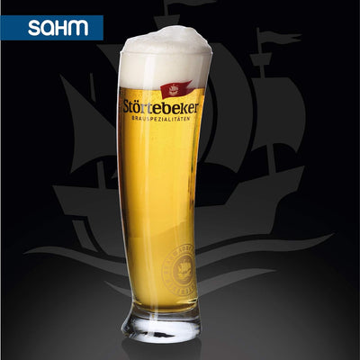 Störtebeker Biergläser 0,3 l | 6 Weizengläser im Sydney Segelglas Design | Weizenbiergläser 0,3 l |