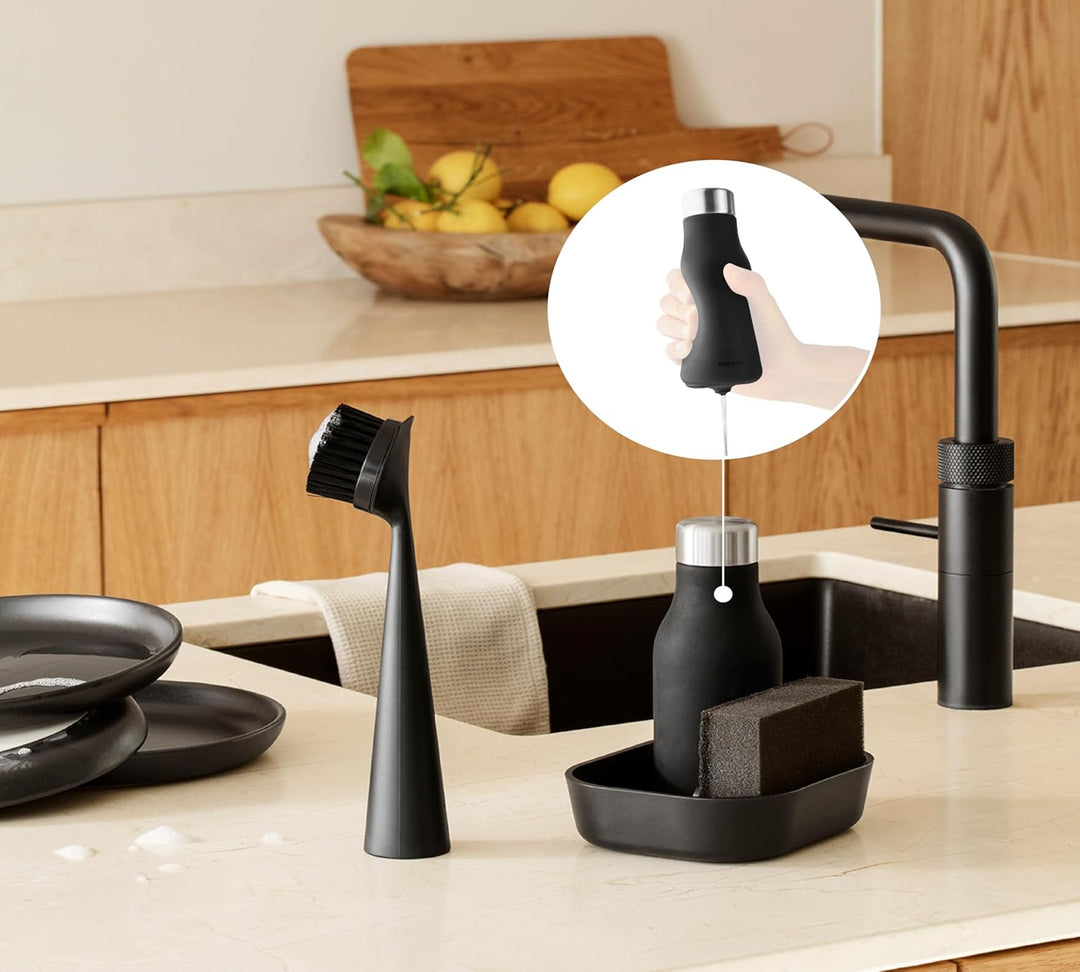 EVA SOLO | Squeeze Seifenspender | Dekorativer Seifenspender aus weichem Silikon für Spülmittel | Bl