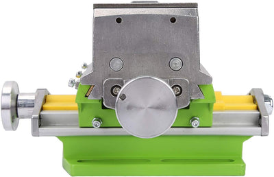 Fafeicy Kreuzgleitbohrschraubstock, verstellbare flache Zange aus Aluminiumlegierung, 2-Wege X-Y Ban