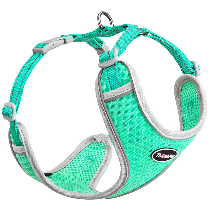 ThinkPet No-Pull Hundegeschirr Leine Set, Atmungsaktiv Brustgeschirr für Kleine Mittlere Grosse Hund