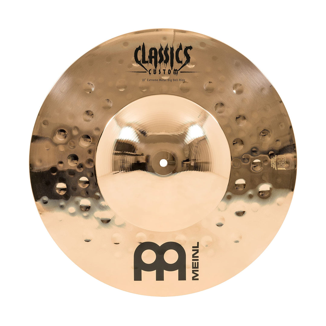 Meinl Cymbals Classics Custom Extreme Metal Big Bell Ride 18 Zoll (Video) Schlagzeug Becken (45,72cm